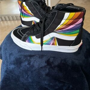 Vans women’s Multicolor High-Top Sneakers